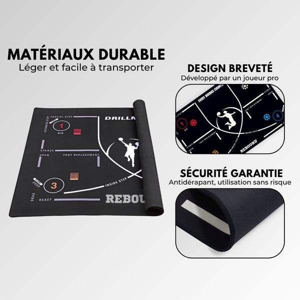 TAPIS D’ENTRAÎNEMENT AU BASKET