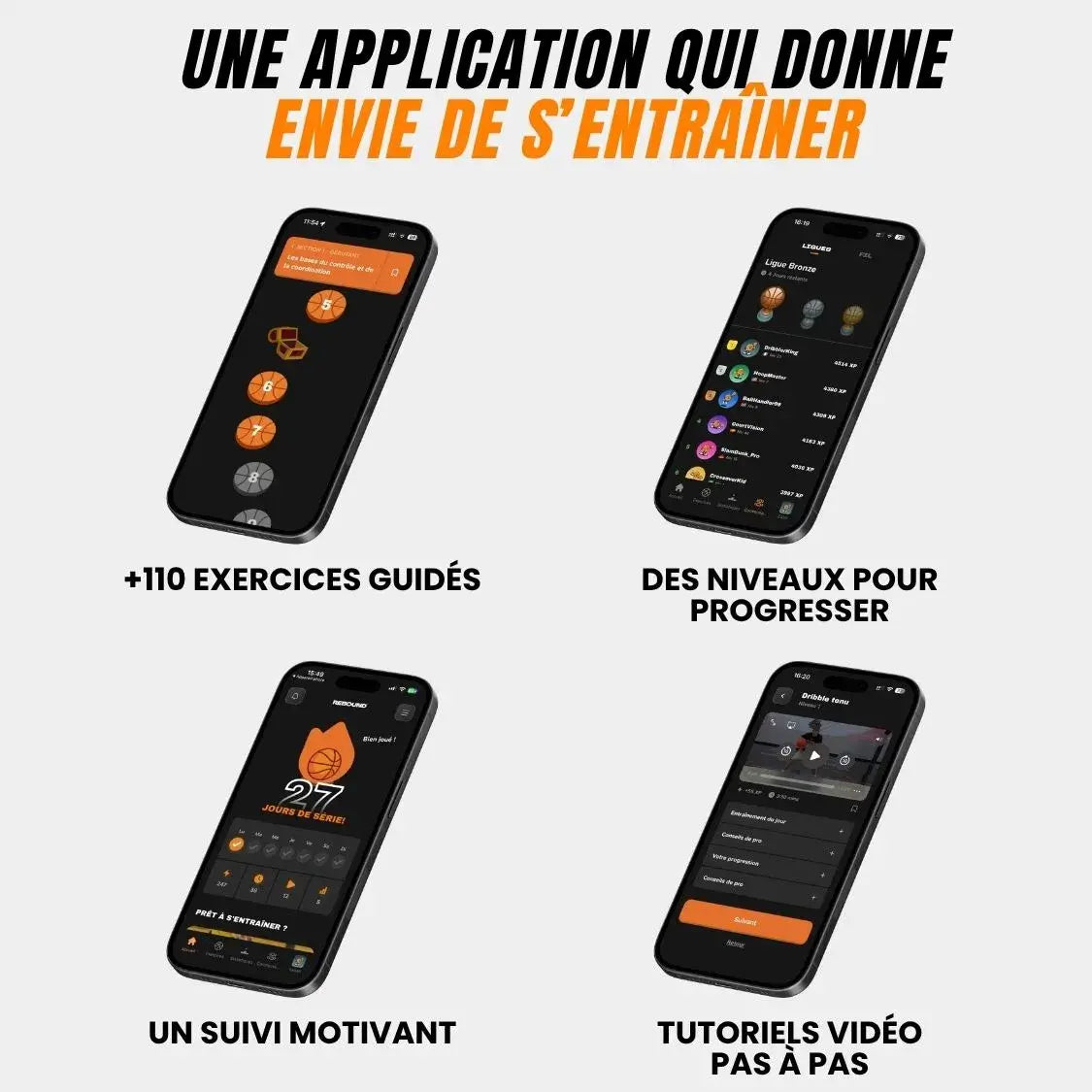 Pack découverte d'entraînement au basket
