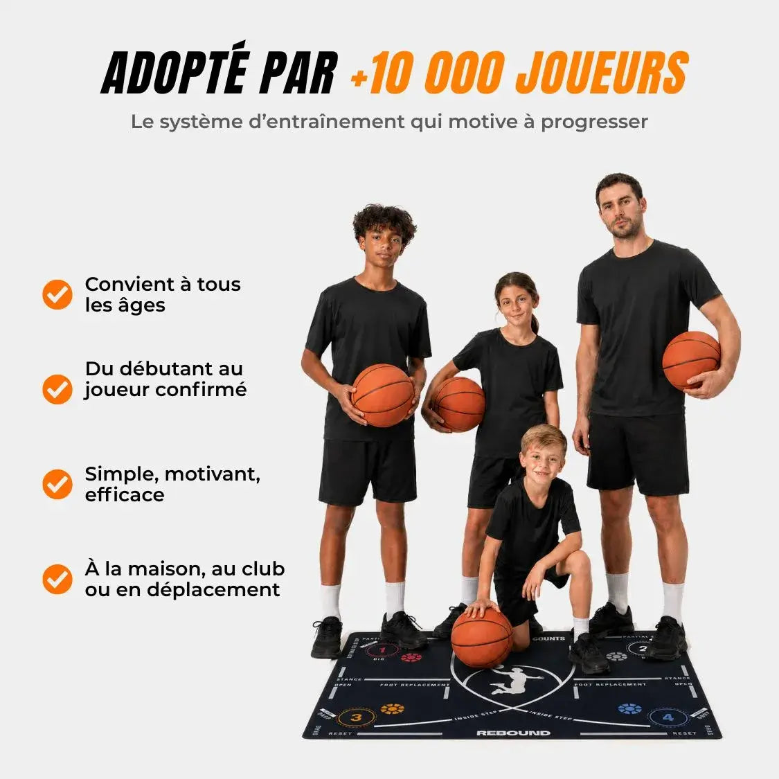 Pack découverte d'entraînement au basket